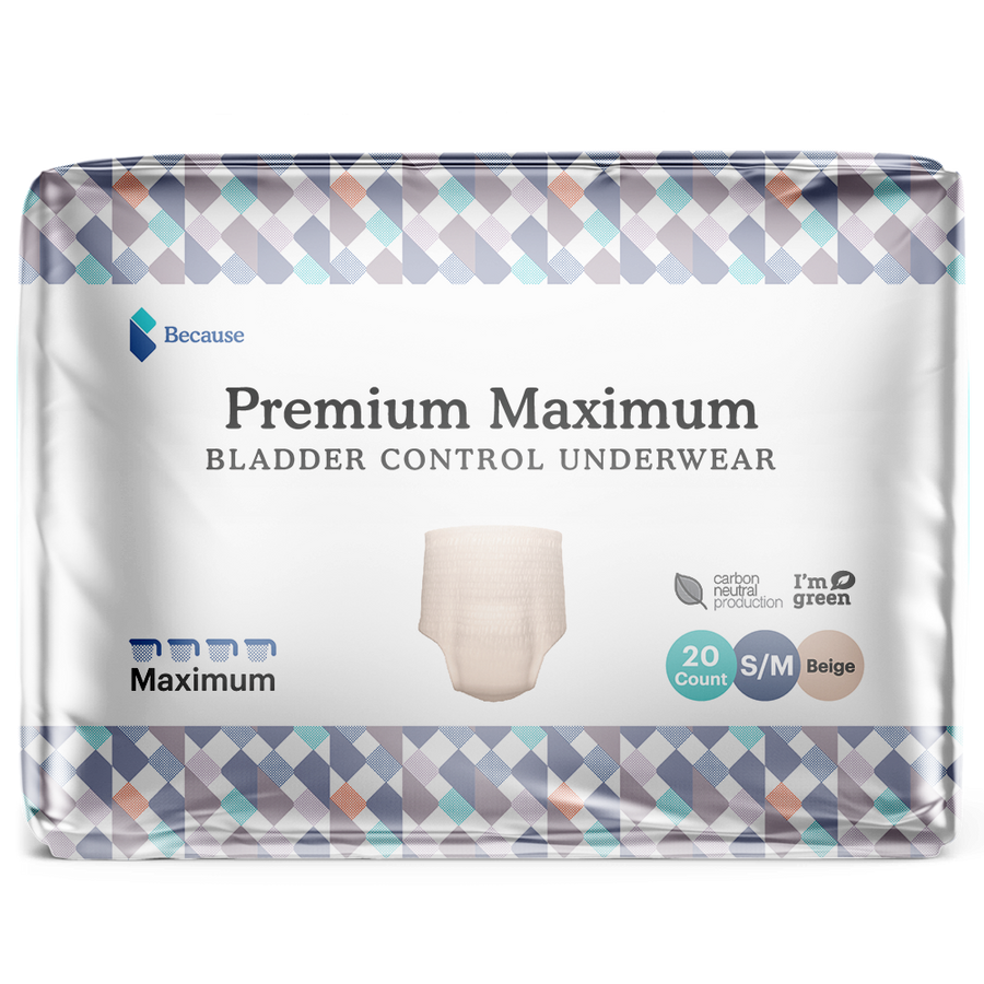 Because Premium Maximum Plus Underwear for Women