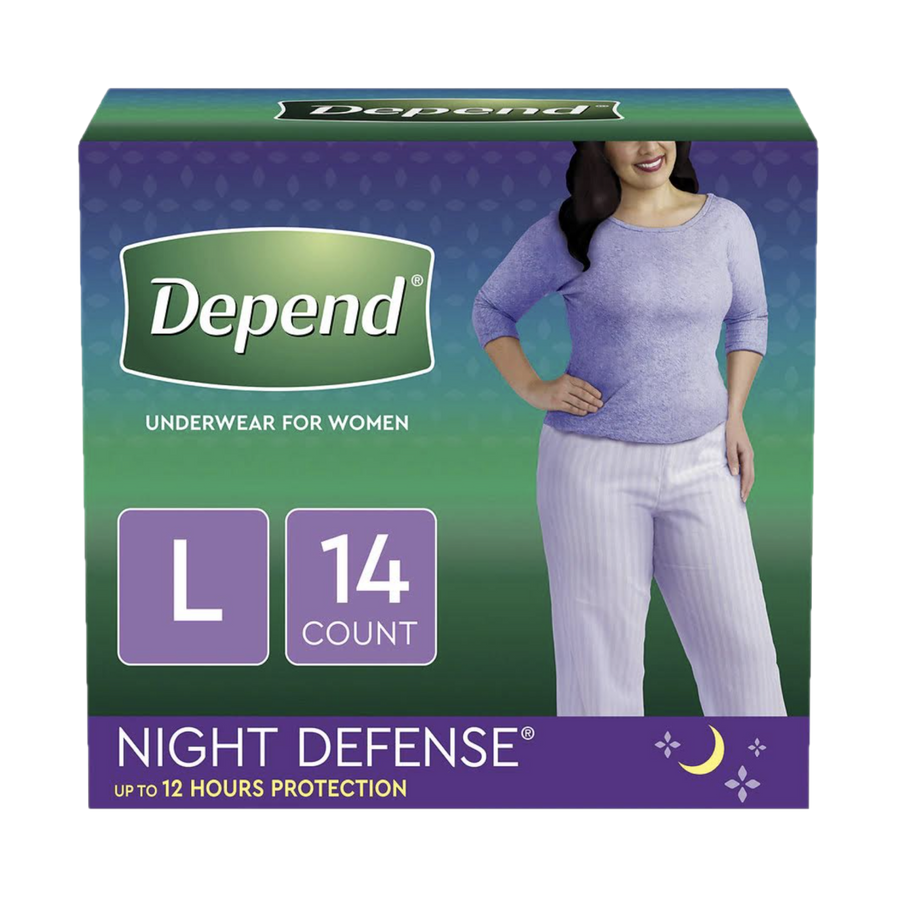 Depend Night Defense Underwear for Women