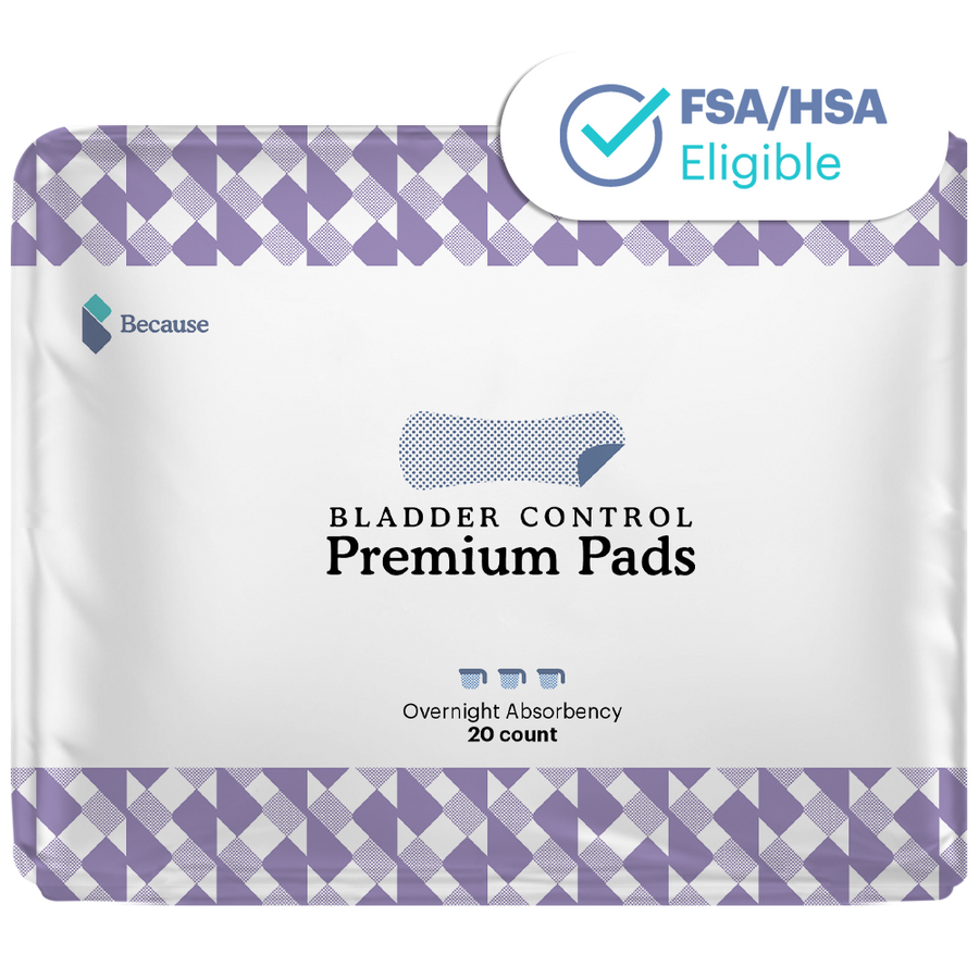 Because Premium Pads for Women (Overnight)