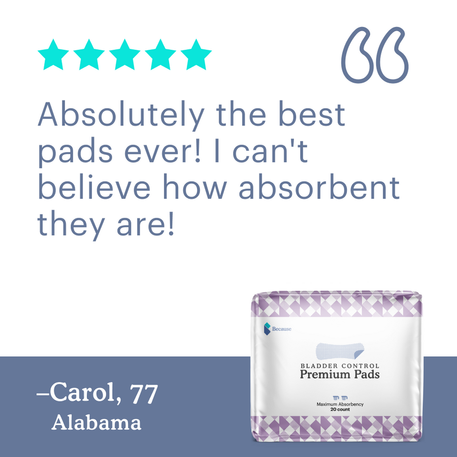 Because Premium Pads for Women (Maximum)