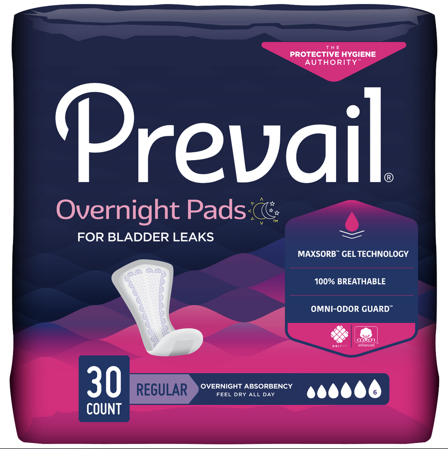 Prevail Pads for Women (Overnight)