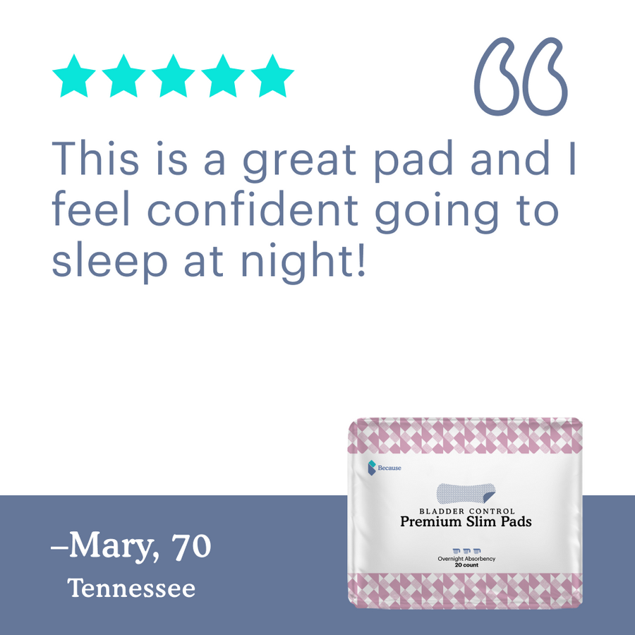 Because Slim Pads for Women (Overnight+)