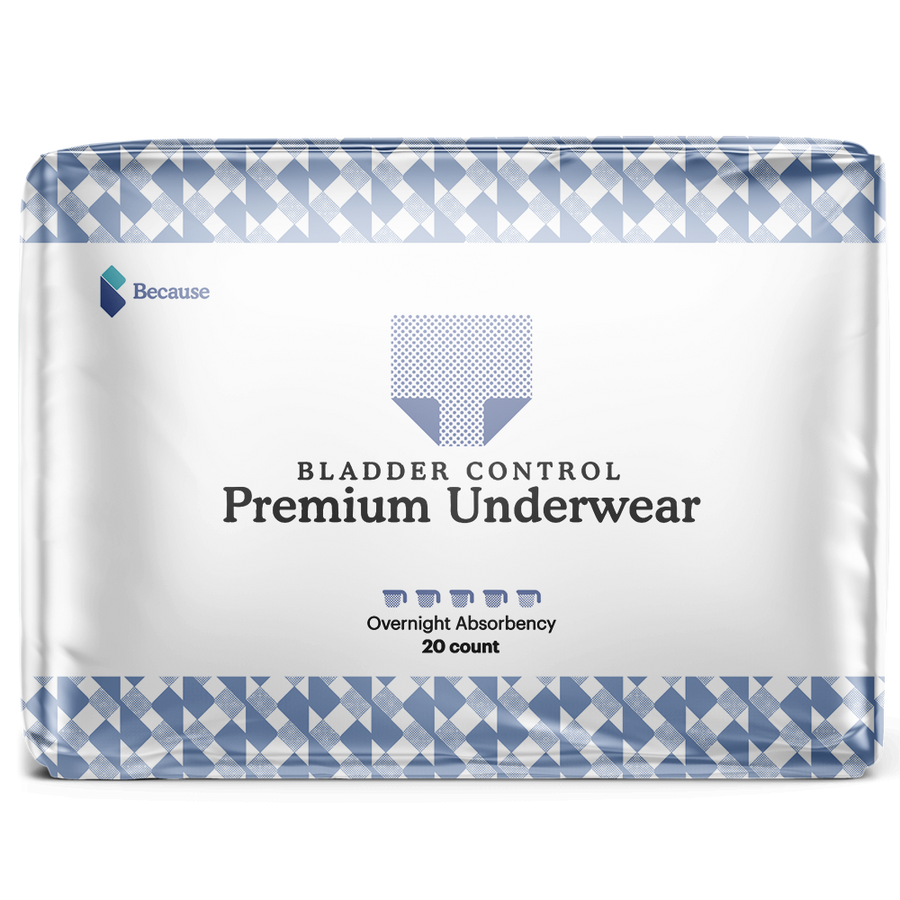 Because Premium Underwear for Men (Overnight)